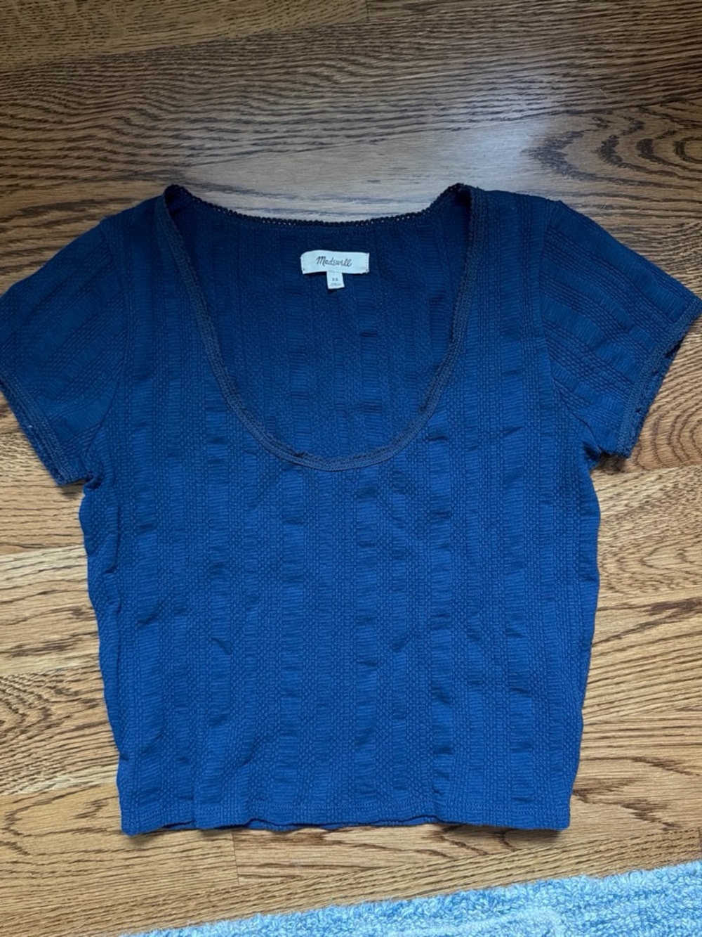 MADEWELL NAVY TOP